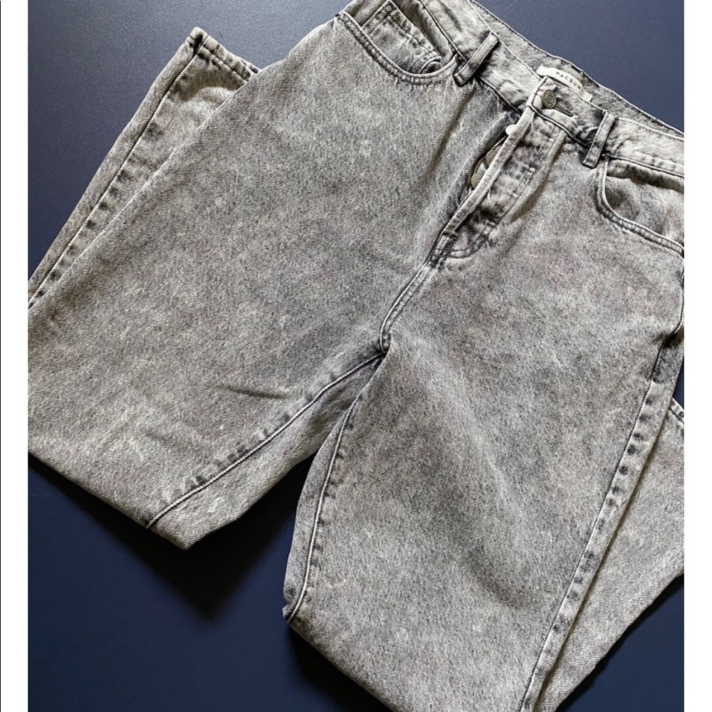 Pacsun High Rise Straight Leg Trendy Jeans